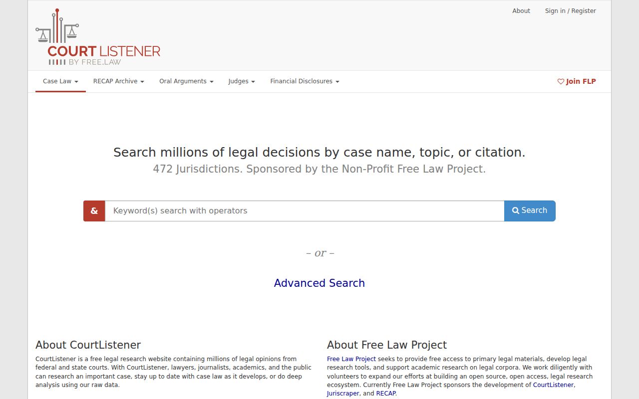 Graham County case search federal CourtListener RECAP interface