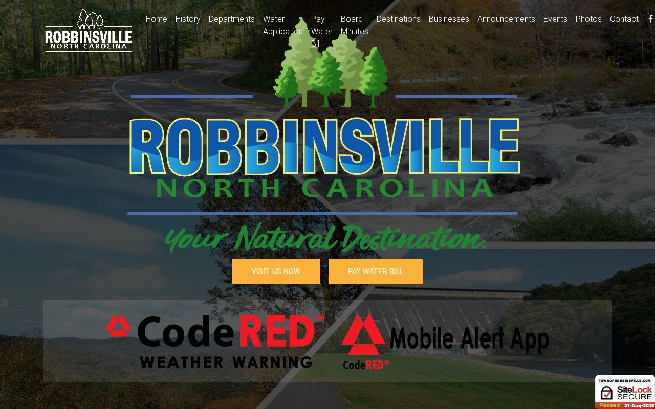 Robbinsville court docket Town Hall visual from the official town government page